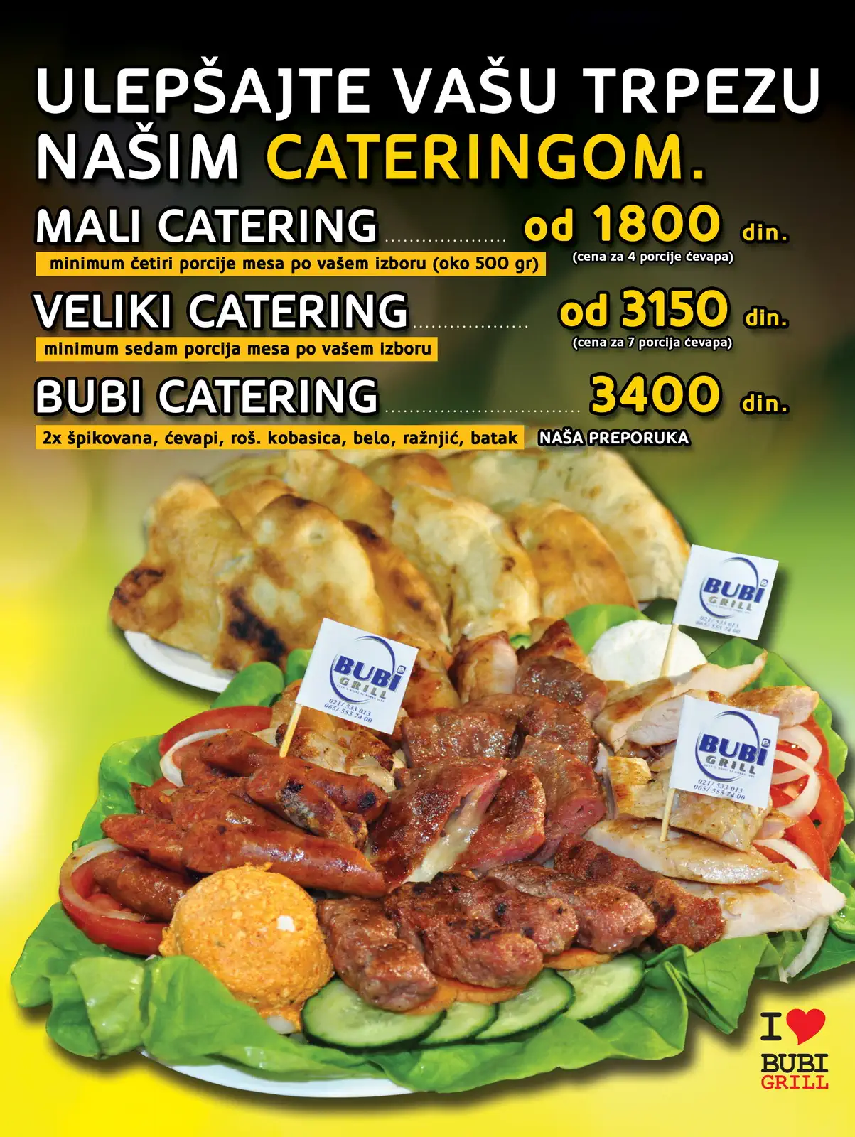 Mali ketering<br />
Veliki ketering<br />
Bubi ketering